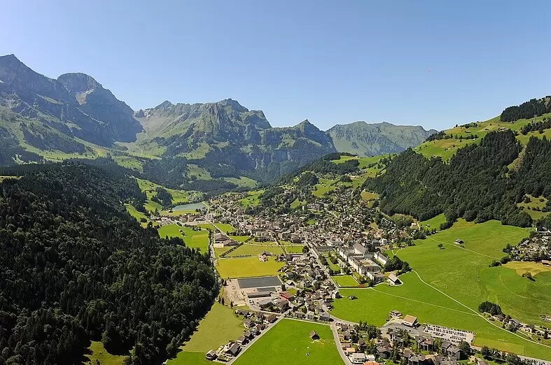 Engelberg - Typical Swiss Alpine Village
